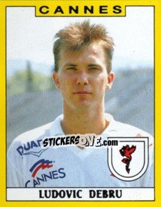 Sticker Ludovic Debru - FOOT 1988-1989 - Panini