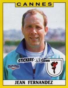 Sticker Jean Fernandez - FOOT 1988-1989 n. 61 - Panini