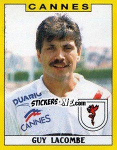 Sticker Guy Lacombe - FOOT 1988-1989 n. 65 - Panini