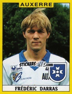 Figurina Frederic Darras - FOOT 1988-1989 n. 3 - Panini