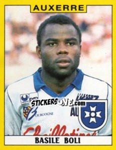 Sticker Basile Boli - FOOT 1988-1989 - Panini