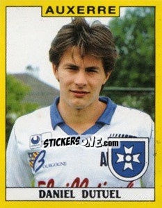 Cromo Daniel Dutuel - FOOT 1988-1989 - Panini