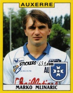 Sticker Marko Mlinaric - FOOT 1988-1989 - Panini