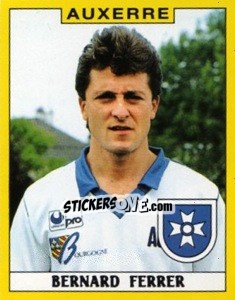 Sticker Bernard Ferrer - FOOT 1988-1989 - Panini