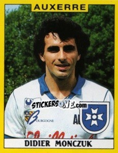 Sticker Didier Monczuk - FOOT 1988-1989 - Panini