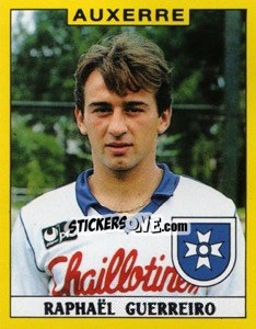Sticker Raphael Guerreiro - FOOT 1988-1989 n. 17 - Panini