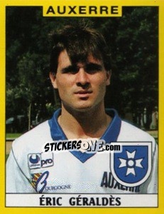Cromo Eric Geraldes - FOOT 1988-1989 n. 18 - Panini
