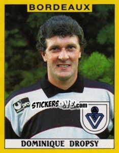 Cromo Dominique Dropsy - FOOT 1988-1989 n. 20 - Panini