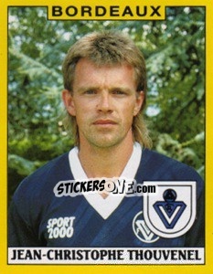 Figurina Jean-Christophe Thouvenel - FOOT 1988-1989 n. 21 - Panini