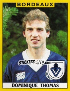 Sticker Dominique Thomas - FOOT 1988-1989 n. 24 - Panini