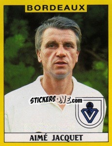 Sticker Aime Jacquet - FOOT 1988-1989 n. 25 - Panini