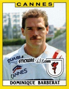 Cromo Dominique Barberat - FOOT 1988-1989 n. 67 - Panini