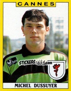 Sticker Michel Dussuyer - FOOT 1988-1989 n. 70 - Panini