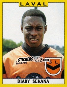 Cromo Diaby Sekana - FOOT 1988-1989 - Panini