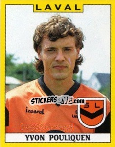 Sticker Yvon Pouliquen - FOOT 1988-1989 n. 82 - Panini