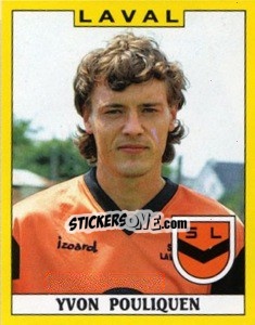 Cromo Yvon Pouliquen - FOOT 1988-1989 - Panini