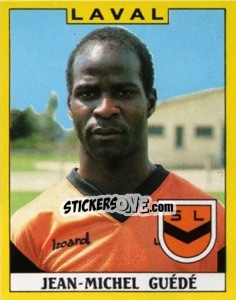 Cromo Jean-Michel Guede - FOOT 1988-1989 - Panini