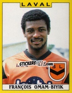 Cromo Francois Omam-Biyik - FOOT 1988-1989 - Panini