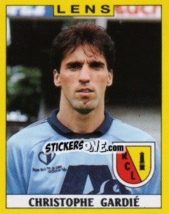 Sticker Christophe Gardie - FOOT 1988-1989 - Panini