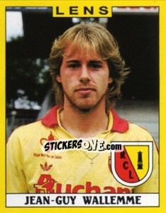 Figurina Jean-Guy Wallemme - FOOT 1988-1989 n. 94 - Panini