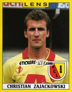 Sticker Christian Zajackowski - FOOT 1988-1989 - Panini