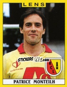 Sticker Patrice Monteilh - FOOT 1988-1989 n. 100 - Panini