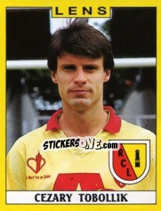 Sticker Cezary Tobollik - FOOT 1988-1989 n. 103 - Panini