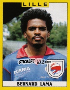 Sticker Bernard Lama - FOOT 1988-1989 - Panini