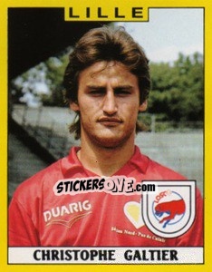 Figurina Christophe Galtier - FOOT 1988-1989 - Panini