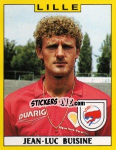 Sticker Jean-Luc Buisine - FOOT 1988-1989 n. 112 - Panini