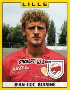 Sticker Jean-Luc Buisine - FOOT 1988-1989 - Panini