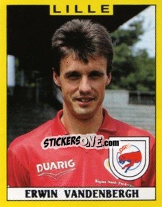 Sticker Erwin Vandenbergh - FOOT 1988-1989 - Panini