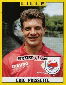 Sticker Eric Prissette - FOOT 1988-1989 - Panini