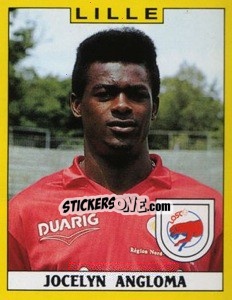 Cromo Jocelyn Angloma - FOOT 1988-1989 - Panini