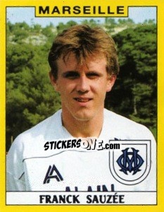 Sticker Franck Sauzee - FOOT 1988-1989 n. 136 - Panini