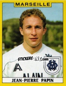 Sticker Jean-Pierre Papin - FOOT 1988-1989 - Panini