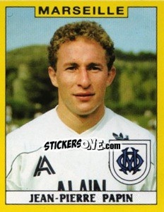 Sticker Jean-Pierre Papin - FOOT 1988-1989 n. 140 - Panini