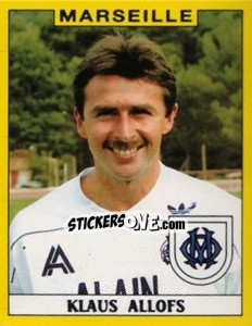 Figurina Klaus Allofs - FOOT 1988-1989 - Panini