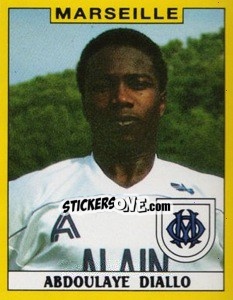 Sticker Abdoulaye Diallo - FOOT 1988-1989 - Panini