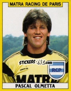 Sticker Pascal Olmetta - FOOT 1988-1989 n. 146 - Panini
