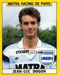 Sticker Jean-Luc Dogon - FOOT 1988-1989 - Panini