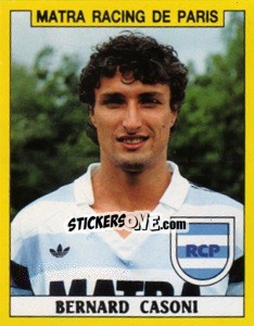 Cromo Bernard Casoni - FOOT 1988-1989 - Panini