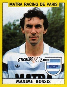 Cromo Maxime Bossis - FOOT 1988-1989 - Panini