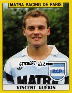 Cromo Vincent Guerin - FOOT 1988-1989 n. 156 - Panini