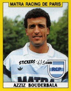 Cromo Azziz Bouderbala - FOOT 1988-1989 - Panini