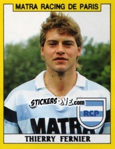 Figurina Thierry Fernier - FOOT 1988-1989 n. 161 - Panini