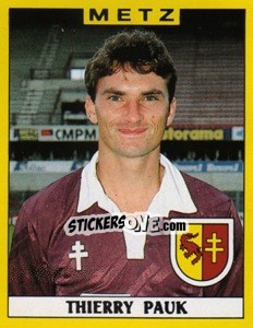 Cromo Thierry Pauk - FOOT 1988-1989 n. 165 - Panini
