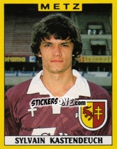 Sticker Sylvain Kastendeuch - FOOT 1988-1989 - Panini