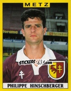 Figurina Philippe Hinschberger - FOOT 1988-1989 n. 173 - Panini
