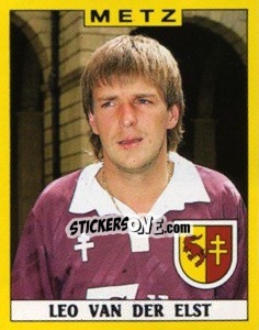 Sticker Leo van der Elst - FOOT 1988-1989 - Panini